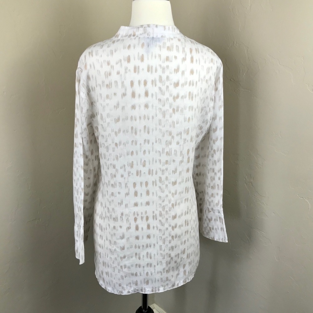 Zozo Button Front Linen Tunic - Picture 4 of 7
